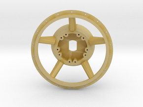 1/16 E-100  Drive Wheel  Part 1    in Tan Fine Detail Plastic