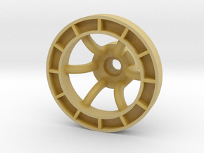 1/16 Idler wheel  E-100 part 1 in Tan Fine Detail Plastic