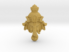 Ganesha -"Wishing Elephant" The god of wealth in Tan Fine Detail Plastic