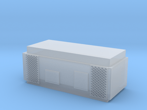 Trayne A/C compressor/condenser unit in Clear Ultra Fine Detail Plastic