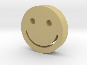 Smiley in Tan Fine Detail Plastic