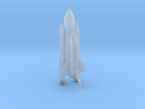 Space+Shuttle+Atlantis+3 in Clear Ultra Fine Detail Plastic