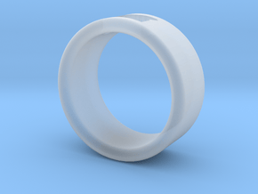 OREGON RING (17mm interior diameter) in Clear Ultra Fine Detail Plastic
