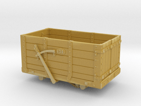 FR Wagon No. 130 7mm Scale in Tan Fine Detail Plastic