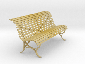 RhB Bench - old type in Tan Fine Detail Plastic