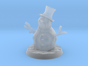 28mm/32mm Snowman in Clear Ultra Fine Detail Plastic