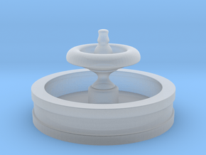 OO Scale Fountain in Clear Ultra Fine Detail Plastic