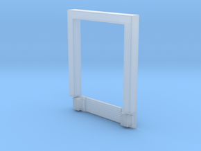 8x10 Roll Up Door; Open w/Leveler - Surface in Clear Ultra Fine Detail Plastic