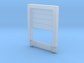 8x10 Roll Up Door;PartOpen - Surface in Clear Ultra Fine Detail Plastic