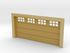 Double Car Residential - Square Window in Tan Fine Detail Plastic