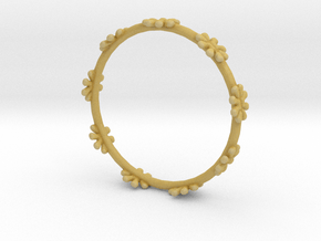 Bangle Design in Tan Fine Detail Plastic