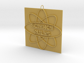 Science Rules! in Tan Fine Detail Plastic