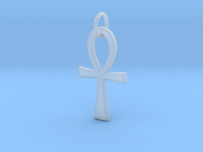 Ankh Pendant or Keychain in Clear Ultra Fine Detail Plastic