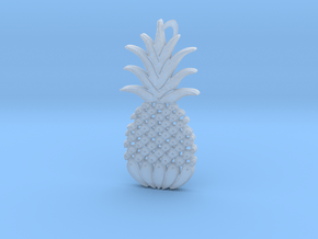 Reddit Pineapple Trees LOGO in Clear Ultra Fine Detail Plastic