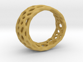 Frohr Design Radiolaria Ring in Tan Fine Detail Plastic