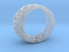 Frohr Design Radiolaria Ring in Clear Ultra Fine Detail Plastic