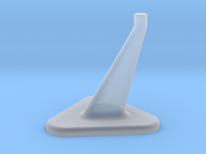 Model Stand / 3mm diameter on top in Clear Ultra Fine Detail Plastic