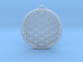 Flower of Life (Large) in Clear Ultra Fine Detail Plastic