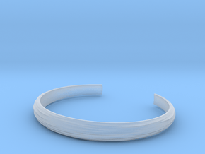 Ripple Cuff in Clear Ultra Fine Detail Plastic