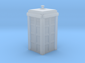 Dr. Who Tardis in Clear Ultra Fine Detail Plastic