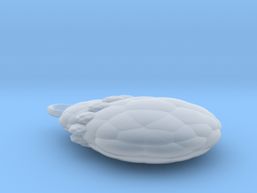 Alien Egg Pendant Alfa in Clear Ultra Fine Detail Plastic