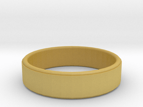 Ring plain in Tan Fine Detail Plastic