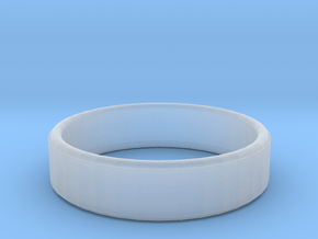 Ring plain in Clear Ultra Fine Detail Plastic