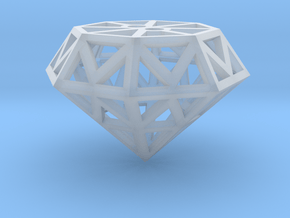 Diamond 2.0 in Clear Ultra Fine Detail Plastic