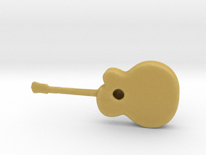 Acoustic Guitar in Tan Fine Detail Plastic