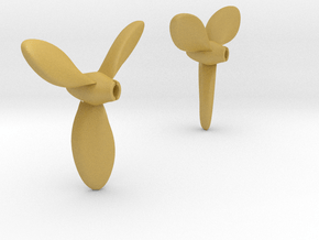 1/72 H-Class Submarine Propellers in Tan Fine Detail Plastic