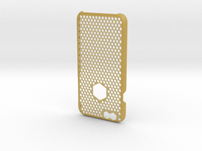 iPhone 6 case_ Hexagons in Tan Fine Detail Plastic