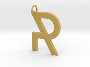R in Tan Fine Detail Plastic