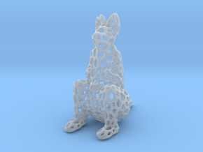 Kangaroo in Clear Ultra Fine Detail Plastic