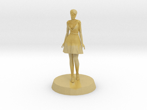 Girl - Standing in Tan Fine Detail Plastic