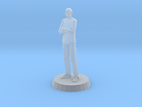 Man - Standing in Clear Ultra Fine Detail Plastic