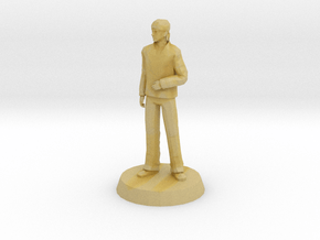 Man - Standing in Tan Fine Detail Plastic