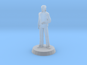 Man - Standing in Clear Ultra Fine Detail Plastic