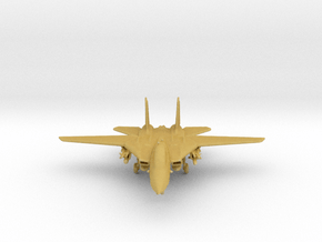 F14 grumman Jet in Tan Fine Detail Plastic