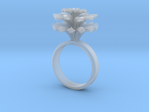 Fireworks Ring in Clear Ultra Fine Detail Plastic