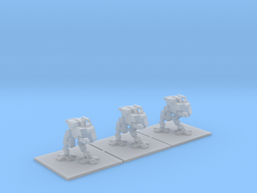 [3mm] 3x Airborne Close Support Walker in Clear Ultra Fine Detail Plastic
