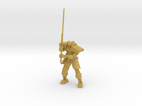 Robot Samurai Skeleton 01 in Tan Fine Detail Plastic