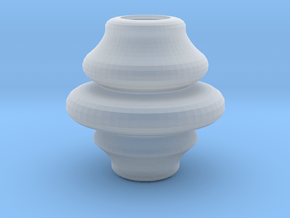 3.58inch Rounded Finial in Clear Ultra Fine Detail Plastic