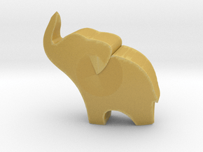 the little elephant in the room in Tan Fine Detail Plastic
