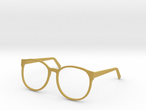 Clark Kent glasses (wearable) in Tan Fine Detail Plastic