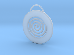 Endless Cirkle pendant.  in Clear Ultra Fine Detail Plastic