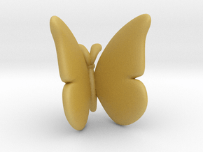 Butterfly 1 - L in Tan Fine Detail Plastic