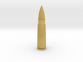 7.62x39 Ammo Blank in Tan Fine Detail Plastic