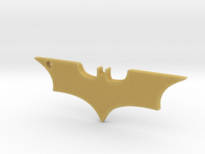 Batman Logo in Tan Fine Detail Plastic