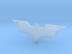 Batman Logo in Clear Ultra Fine Detail Plastic