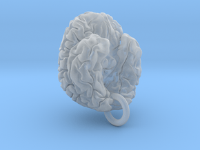 Human brain in Clear Ultra Fine Detail Plastic